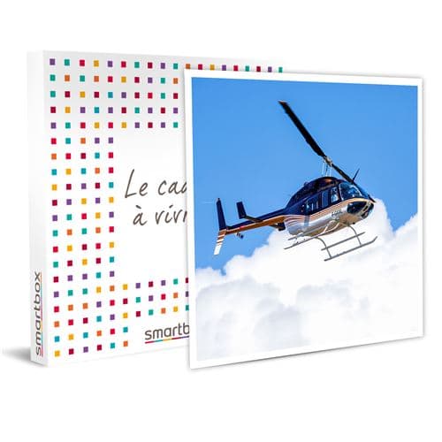 SMARTBOX - Promenade à deux dans les airs : 15 min de vol en hélicoptère près de Tours - Coffret Cadeau Sport & Aventure