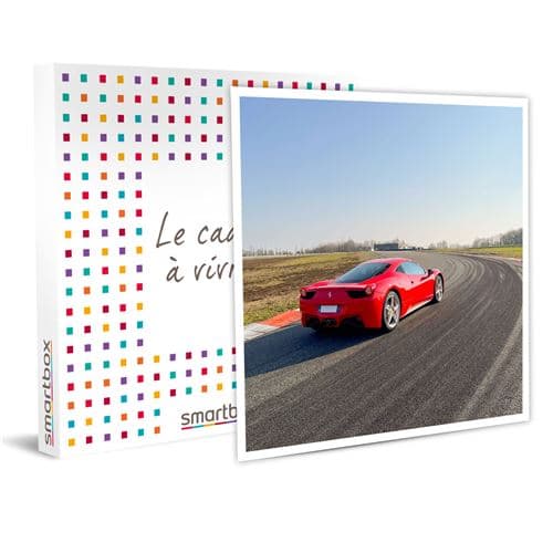 SMARTBOX - Pilotage d'une Ferrari 458 Italia lors de 2 tours de circuit - Coffret Cadeau Sport & Aventure