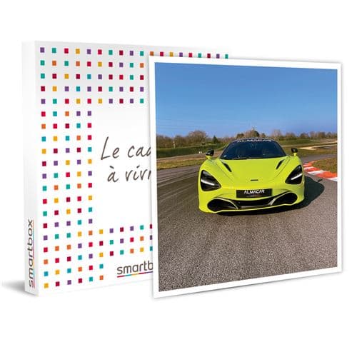 SMARTBOX - Passion Drift : baptême de drift en BMW M3 et 5 tours au volant d'une McLaren 720 S sur le circuit Château Gaillard - Coffret Cadeau Sport & Aventure