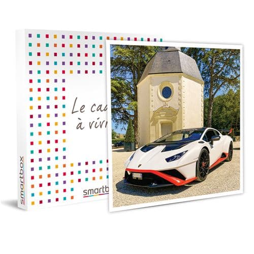 SMARTBOX - Pilotage d'exception : 8 tours en Lamborghini Huracán STO sur le circuit Château Gaillard - Coffret Cadeau Sport & Aventure